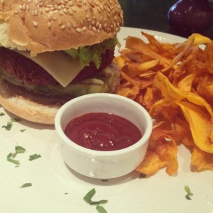 hamburger di avocado